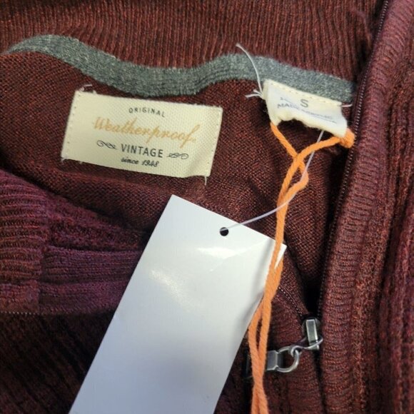 WEATHERPROOF Henley Acrylic Sweater Men's. Size Small. New With Tags $… - Picture 6 of 6